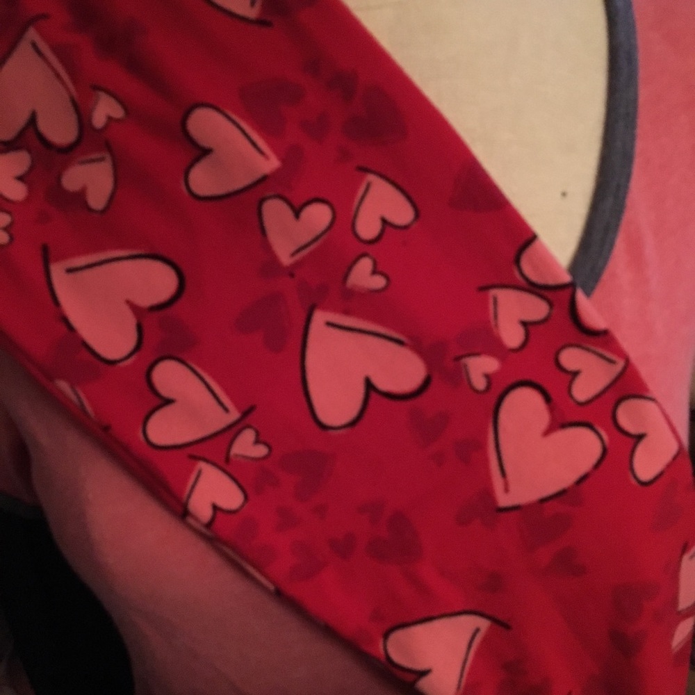 LuLaRoe Valentine's Day leggings